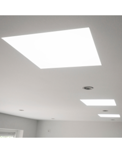 Powerdaylight Ø 53 cm plafondplaat vierkant verzonken binnenzijde