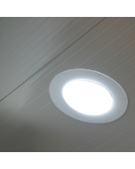 Powerdaylight Ø 35 cm Plafondplaat rond vrij hangend binnenzijde