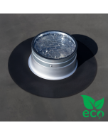 Powerdaylight Ø 35 cm Cradle Eco plat dak buitenzijde