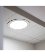 Powerdaylight Ø 25 cm plafondplaat rond opbouw wit binnenzijde