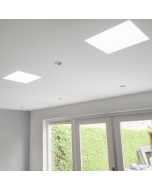 Powerdaylight Ø 25 cm plafondplaat vierkant verzonken binnenzijde