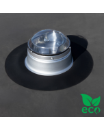 Powerdaylight Ø 25 cm Eco plat dak buitenzijde