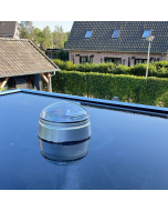 Powerdaylight Ø 53 cm plat dak buitenzijde