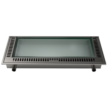 Lucernario L 65  (65 x 190 cm)  ventilatie – lichtschacht afwerking 