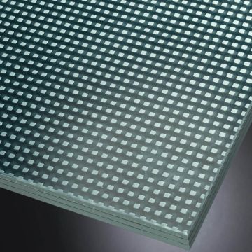 Lucernario met Matrix glas