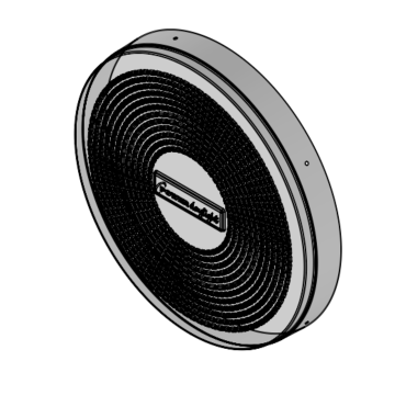 Powerdaylight Ø 53 cm Plafondplaat rond vrij hangend