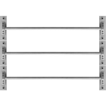 Powerdaylight Ø 53 cm set inbraakbeveiliging SKG2 montage op staal