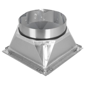 Powerdaylight Ø 25 cm omvormbak vierkant