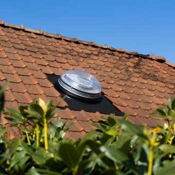 Powerdaylight Ø 53cm Hellend dak buitenzijde